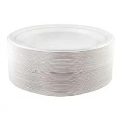 King Zak Premium Paper Sugar Cane 10inch Plate