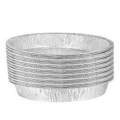 King Zak Heavy Duty Aluminum Foil Round Utility Pan 11.5