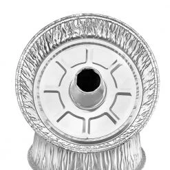 King Zak Disposable Aluminum Heavy Duty Aluminum Foil Angel Tube Pan 8