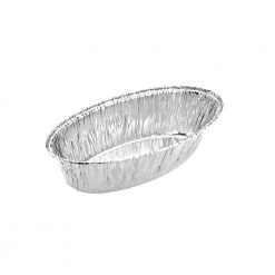 King Zak Heavy Duty Aluminum Foil Medium Oval Baking Pan 8.75