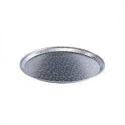 King Zak Lazy Susan Tray, Flat Tray, Dome Lid Disposable Aluminum