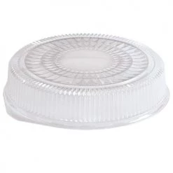 King Zak Lazy Susan Tray, Flat Tray, Dome Lid Disposable Aluminum