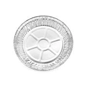 King Zak Disposable Aluminum Heavy Duty Aluminum Foil 9" Pie Plate 9” L X 9” W X 1 1/4” D [200 Count]