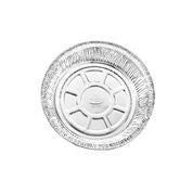 King Zak Disposable Aluminum Heavy Duty Aluminum Foil Round Pan 7 1/8" L X 7 1/8” W X 1 4/9” D [500 Count, Wholesale Pricing]