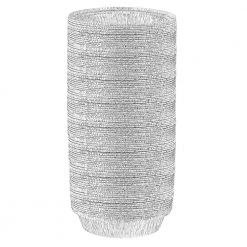 King Zak Heavy Duty Aluminum Foil Round Pan With Dome Lid 7.5