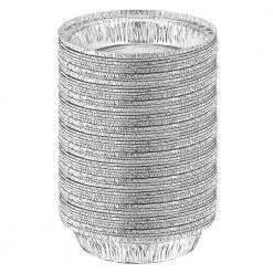 King Zak Nicole Home Collection Heavy Duty Aluminum Foil Round Pan With Dome Lid 9.125