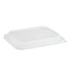 King Zak Disposable Aluminum 1/2 " Size Clear Dome Lid