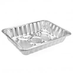 King Zak Heavy Duty Aluminum Foil Large Rectangular Rack Roaster 17.75