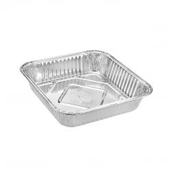 King Zak Aluminum Pans Premium Heavy Weight Aluminum 9" Square, Deep Cake Pan [500 Count]