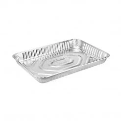 King Zak Disposable Aluminum Heavy Duty Aluminum Foil 1/4 Size Cookie Sheet 12.75