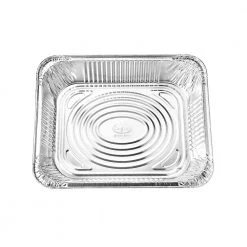 King Zak Disposable Aluminum Heavy Duty Aluminum Foil Half Size Deep Pan 12.75