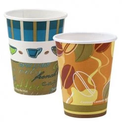 King Zak Home Essentials Premium Paper Hot Cup And Lids - 12oz Cup, 16oz Cup, And Lids