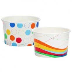 King Zak Paper Ice Cream CupSize Options: 8oz Ice Cream Cups And 6oz Ice Cone Cup Portion Cups