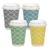 King Zak Premium Paper Lattice DrinkwareSize Options:12oz Cup And 16oz Cup