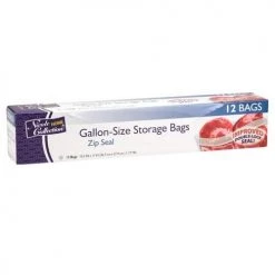 King Zak Premium Heavy Weight Plastic Zip Seal Storage BagsSize Options: 1 Gallon Storage Bag