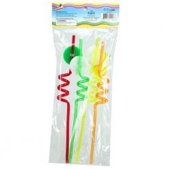 King Zak Plastic Unicorn StrawSize Options: Unicorn Straws, Fish Straws, And Fruit Straws Party Dimensions