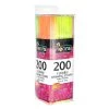 King Zak Plastic Neon Straws