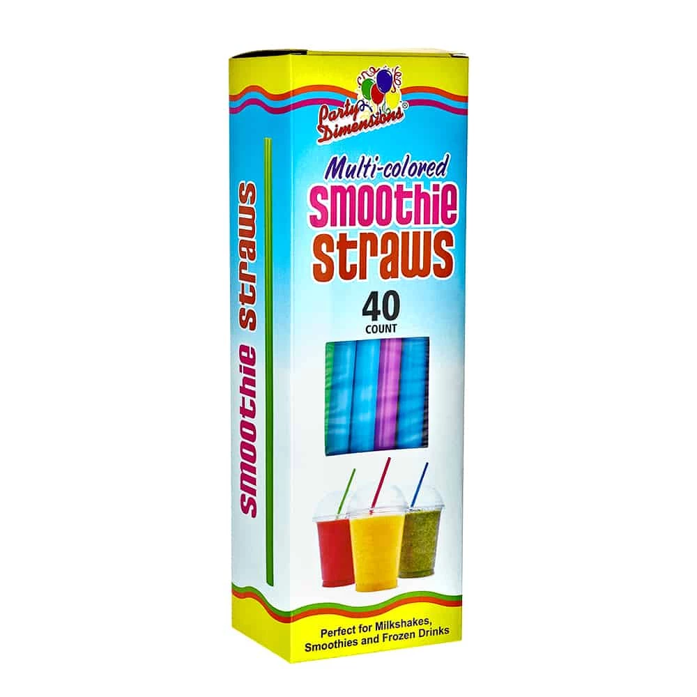 King Zak Plastic Smoothie Straws 3 King Zak Plastic Smoothie Straws
