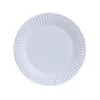 King Zak Premium Midweight White Paper Plates