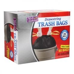 King Zak Premium Heavy Weight Plastic Trash BagsSize Options: 30 Gallon Trash Bags