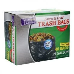 King Zak Premium Heavy Weight Plastic Trash BagsSize Options: 39 Gallon Trash Bags