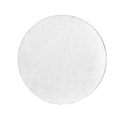 King Zak Disposable Aluminum Heavy Duty Aluminum Foil Round Pan With Board Lid 9.125" L X 9.125" W X 2.25" D [48 Count]