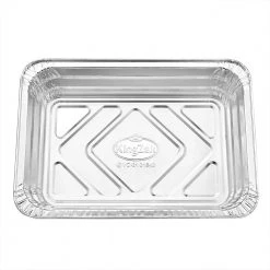 King Zak Heavy Duty Aluminum Foil 2.25lb Oblong Pan With Foil Lid 8.75" L X 6.25" W X 1.75" D Disposable Aluminum