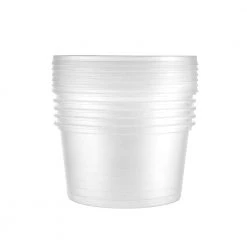 King Zak Premium Plastic Microwaveable, Stackable 16oz Deli Containers With Airtight Lids Kitchen Storage