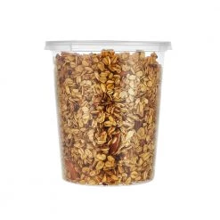 King Zak Premium Plastic Microwaveable, Stackable 32oz Deli Container With Airtight Lid Kitchen Storage