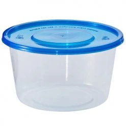King Zak Premium Plastic Microwaveable, Stackable 34oz Dinner Containers With Airtight Lids Nicole Home Collection