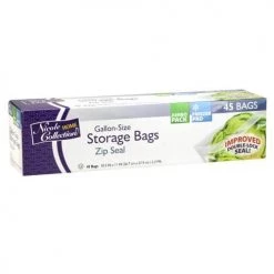 King Zak Premium Heavy Weight Plastic Zip Seal Storage BagsSize Options: 1qt Storage Bag