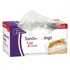 King Zak Premium Heavy Weight Plastic Fold And Close Storage BagsSize Options: 6.5inchx6inch Storage Bag