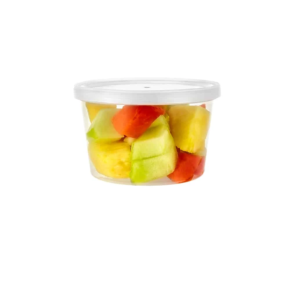 King Zak Premium Heavy Duty Plastic Microwaveable, Stackable 16oz Deli Containers With Airtight Lid 8 King Zak Premium Heavy Duty Plastic Microwaveable, Stackable 16oz Deli Containers With Airtight Lid