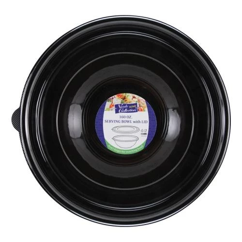 King Zak Disposable Dinnerware Servingware Premium Heavy Plastic Medium Serving Bowl 3 King Zak Disposable Dinnerware Servingware Premium Heavy Plastic Medium Serving Bowl