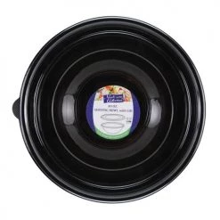 King Zak Disposable Dinnerware Servingware Premium Heavy Plastic Medium Serving Bowl