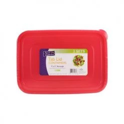 King Zak Premium Heavy Duty Plastic Microwaveable, Stackable 9