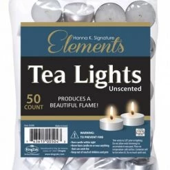 King Zak Wax Unscented Tealights Home Essentials