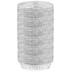 King Zak Heavy Duty Aluminum Foil Round Pan With Dome Lid 8.5