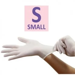 King Zak Home Essentials Premium Small Vinyl Powder Free Gloves