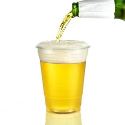 King Zak Disposable Dinnerware Cups Premium Heavy Weight Plastic CupsSize Options: 16oz Cup