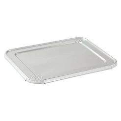 King Zak Disposable Aluminum Aluminum Half Size Extra Heavy Lid