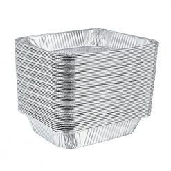 King Zak Heavy Duty Aluminum Foil Large Rectangular Rack Roaster 17.75
