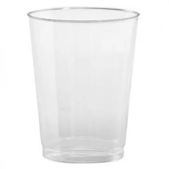 King Zak Disposable Dinnerware Cups Plastic TumblerSize Options: 9oz Tumbler And 10oz Tumbler