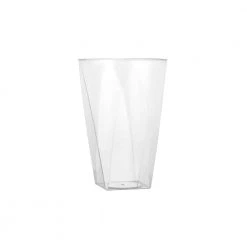 King Zak Premium Heavy Weight Plastic 10oz Sq Bottom Tumbler