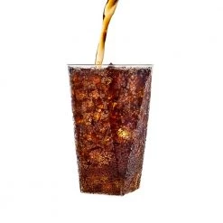 King Zak Premium Heavy Weight Plastic 10oz Sq Bottom Tumbler