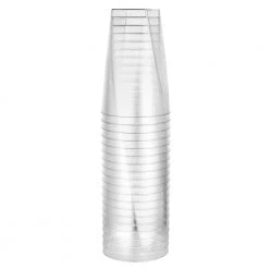 King Zak Premium Heavy Weight Plastic 10oz Sq Bottom Tumbler