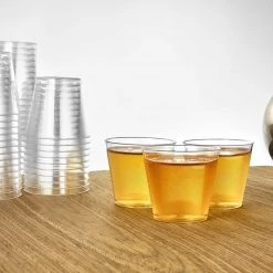 King Zak Premium Heavy Weight Plastic Drinkware