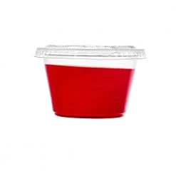King Zak Portion Cups Premium Plastic Portion Cup W/Lid