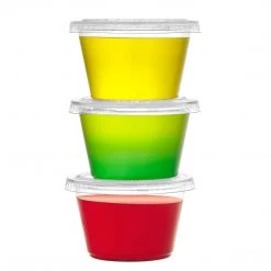 King Zak Portion Cups Premium Plastic Portion Cup W/Lid