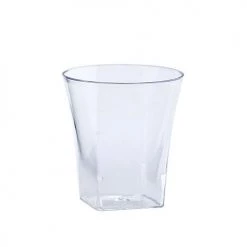 King Zak Disposable Dinnerware Cups Premium Extra Heavy Weight Plastic 2oz Flared Tumbler
